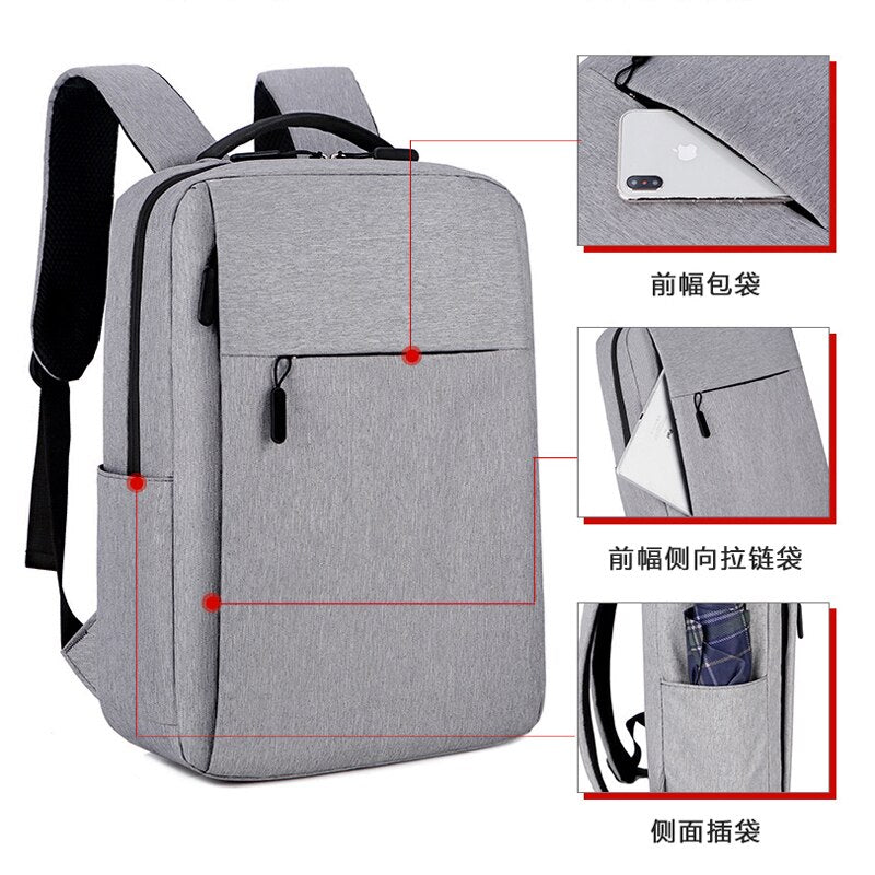 Mochila leve para caminhadas de 15,6 polegadas para laptop de viagem à prova d'água para homens Mochila de dia embalável Estudantes escolares Mochila para notebook