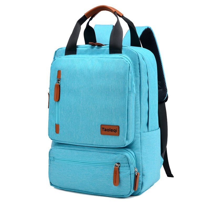 Mochila para computador casual masculina de negócios leve 15 polegadas bolsa para laptop à prova d'água pano oxford senhora anti-roubo mochila de viagem cinza