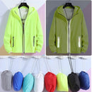 Jaqueta de Acampamento Casaco de Pele Jaqueta de Caminhada Jaqueta de Caminhada Logotipo Personalizado  Homens Mulheres Verão Secagem Rápida Anti-UV Fino Ultra-Leve Refletivo