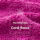 Moletom feminino unissex reversível pulôver inverno quente polar/coral lã jaqueta com capuz senhoras casaco de flanela com capuz