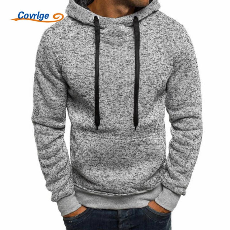 Covrlge Spring Hip Hop Streetwear Pullover Sweatshirt Masculino Hoodies Harajuku Solid Hoodie Masculino Casual Treino Masculino