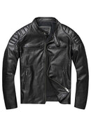 nova jaqueta de couro camada superior 100% couro de vaca roupas masculinas gola alta roupas de motocicleta outono inverno plus size