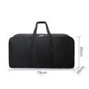 Bolsa de viagem universal unissex com rodas grande capacidade Duffle durável Oxford simples multifuncional bolsa de mão mala XA573F