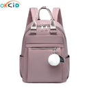 Mochilas da moda OKKID para mulheres mochila de viagem feminina mochila feminina mochila de tecido de náilon à prova d'água presente