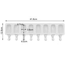 Forma de Silicone para Sorvete de Verão DIY Ice Pop Maker Congelador Suco de Fruta Forma de Picolé Bandeja de Gelo Forma de Assar Bolo