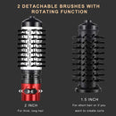 Escova Alisadora 3 em 1 Pente de Ar Quente Rotativo Automático 3 em 1 de Ondas Grandes Ferro de Ondular Pente de Cabelo Liso Pente Secador de Cabelo Pente
