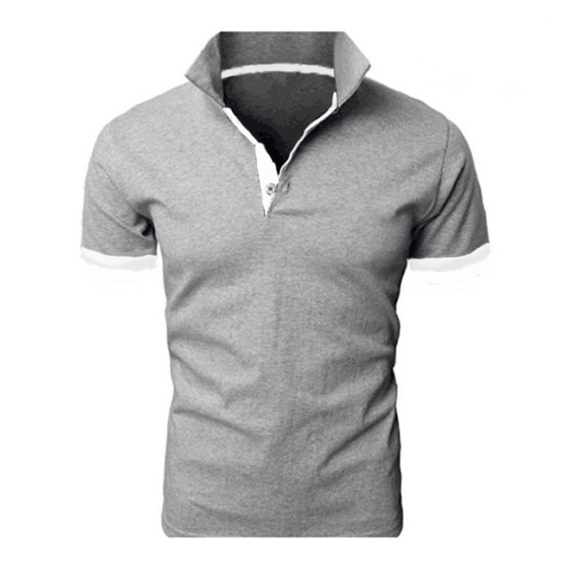 Polo Shirt Men Summer Stritching Men Shorts Sleeve Polo Business Clothes Luxury Men Tee Shirt Brand Polos