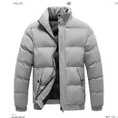 Jaquetas Casuais com Capuz Outwear Engrossar Roupas Esportivas Masculinas Jaquetas Acolchoadas de Algodão Jaqueta Corta-vento Sólida  Inverno Quente Masculino Parkas Casacos