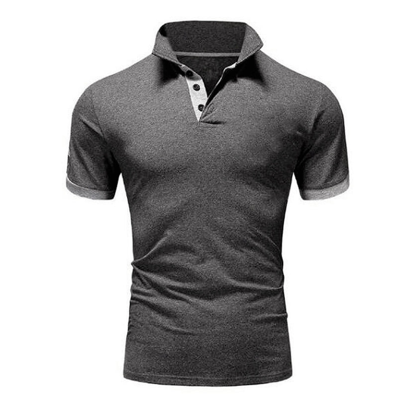 Polo Shirt Men Summer Stritching Men Shorts Sleeve Polo Business Clothes Luxury Men Tee Shirt Brand Polos