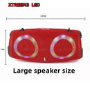 Alto-falante bluetooth de alta potência 100 W portátil RGB luz colorida à prova d'água sem fio subwoofer360 estéreo surround TWS Caixa de som