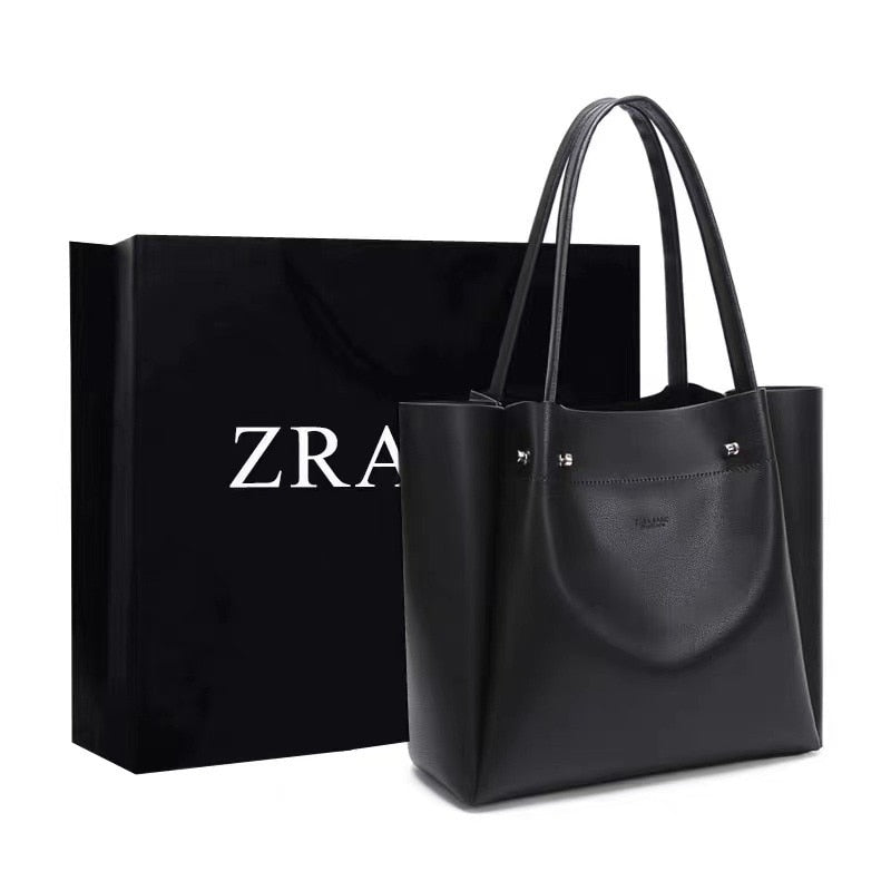 Bolsas Tote Estilo Universitário Bolsa Feminina Portátil de Grande Capacidade de Um Ombro Bolsa de Compras para Transporte Colega Senhora