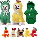 Roupas para animais de estimação, moletom com capuz para cães, frutas, casaco quente, para gatos, fantasia para clima frio, para cachorro, pequeno, médio, grande, cachorro, gato, roupas