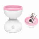 Pincel de sombra para os olhos feminino, ferramenta de limpeza de pincel cosmético, portátil, elétrico, máquina de limpeza de pincéis de maquiagem com carregamento USB