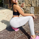 Legging feminina sexy cintura alta para treino de ginástica feminina legging moda push up sem costura calça de treino respirável