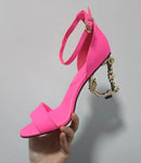 Novas sandálias femininas sexy sapatos de salto alto de alta qualidade preto rosa branco vestido de verão festa sapatos de casamento sandálias gladiador