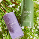 Hidratante Chá Verde Máscara Sólida Cuidados Com A Pele Argila Purificante Controle de Oleosidade Melhora a Máscara de Limpeza da Pele