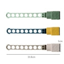 Cabide multifuncional de viagem com 8 furos para pendurar estendal portátil dobrável para interior varanda organizador de moldura de janela