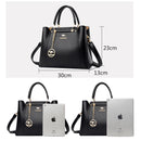 Bolsas femininas de couro macio designer de luxo 3 camadas bolsa tiracolo bolsa feminina bolsa mensageiro de grande capacidade para compras