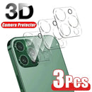 Protetores de vidro para câmera traseira 3D HD para iPhone 13 11 12 Pro Max 13 Mini película protetora de vidro para iPhone 14 13 PRO MAX XS XR