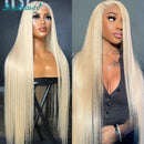 Perucas de Cabelo Humano Cabelo Brasileiro Reto 13x4 Renda Frontal Perucas de Cabelo Humano