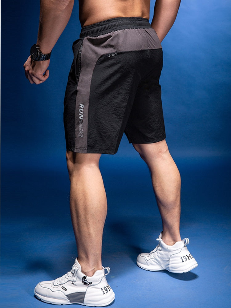 Shorts esportivo masculino masculino respirável secagem rápida treinamento shorts fitness para homem academia frete grátis corrida