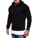 Marca masculina branca com capuz moletom pulôver masculino de manga comprida com capuz casual moletom com capuz roupas masculinas hip hop tops
