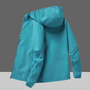 Jaqueta de chuva para acampamento à prova d'água masculina feminina roupas reflexivas unsiex tamanho grande ao ar livre blusão de pele caminhadas casacos de secagem rápida