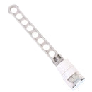 Cabide multifuncional de viagem com 8 furos para pendurar estendal portátil dobrável para interior varanda organizador de moldura de janela