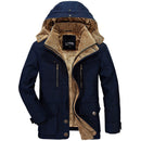 jaquetas casaco masculino outono moda com capuz casual tático militar parkas masculino Homens inverno novo lã quente grosso parkas