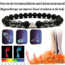 Tratamento de varizes Tornozeleira de Obsidiana Pulseira de Tornozeleira Ajustável Perda de Peso Ímã Terapia Magnética Pulseira de Tornozeleira Feminina Masculina