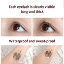 Rímel preto coreano alonga os cílios volume extra à prova d'água cílios naturais maquiagem feminina profissional tamanho completo