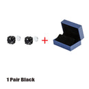 Brincos de orelha magnéticos de desintoxicação de 8 mm masculinos e femininos brincos redondos ímã cristal pedra brinco sem furo de orelha pregos de orelha com caixa