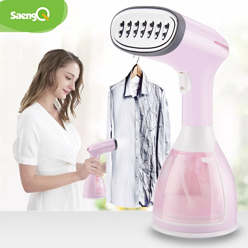 Ferro a Vapor 280ml Mini Portátil Vertical Fast-Heat Para Passar Roupas SaengQ Handheld Garment Steamer 1500W Tecido doméstico