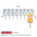 Forma de Silicone para Sorvete de Verão DIY Ice Pop Maker Congelador Suco de Fruta Forma de Picolé Bandeja de Gelo Forma de Assar Bolo