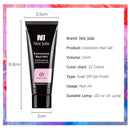 Conjunto de gel de unha poli para extensão rápida unha manicure polygels com lâmpada uv estender dedo solução acrílica gel polonês kit de arte para unhas