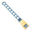 Cabide multifuncional de viagem com 8 furos para pendurar estendal portátil dobrável para interior varanda organizador de moldura de janela