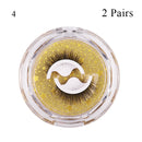 Cílios postiços autoadesivos reutilizáveis 3D Mink Lashes Extensão de cílios sem cola 3 segundos para usar sem cola necessária Cílios