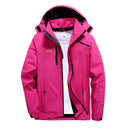 Jaqueta de caminhada feminina masculina jaqueta corta-vento vestuário esportivo com capuz à prova de vento à prova d'água com zíper frontal para acampamento viagem ao ar livre